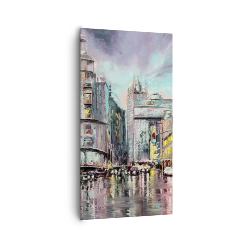 Lærredstryk - Billede på lærred - Det vil blive en vellykket aften - 65x120 cm