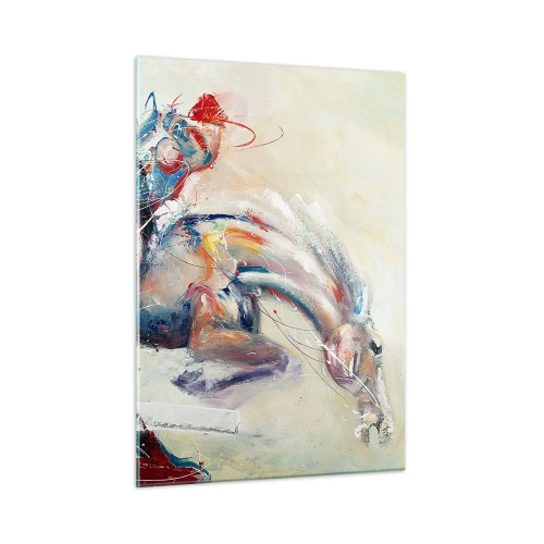 Billede på glas - Hold fast, lad os flyve - 50x70 cm
