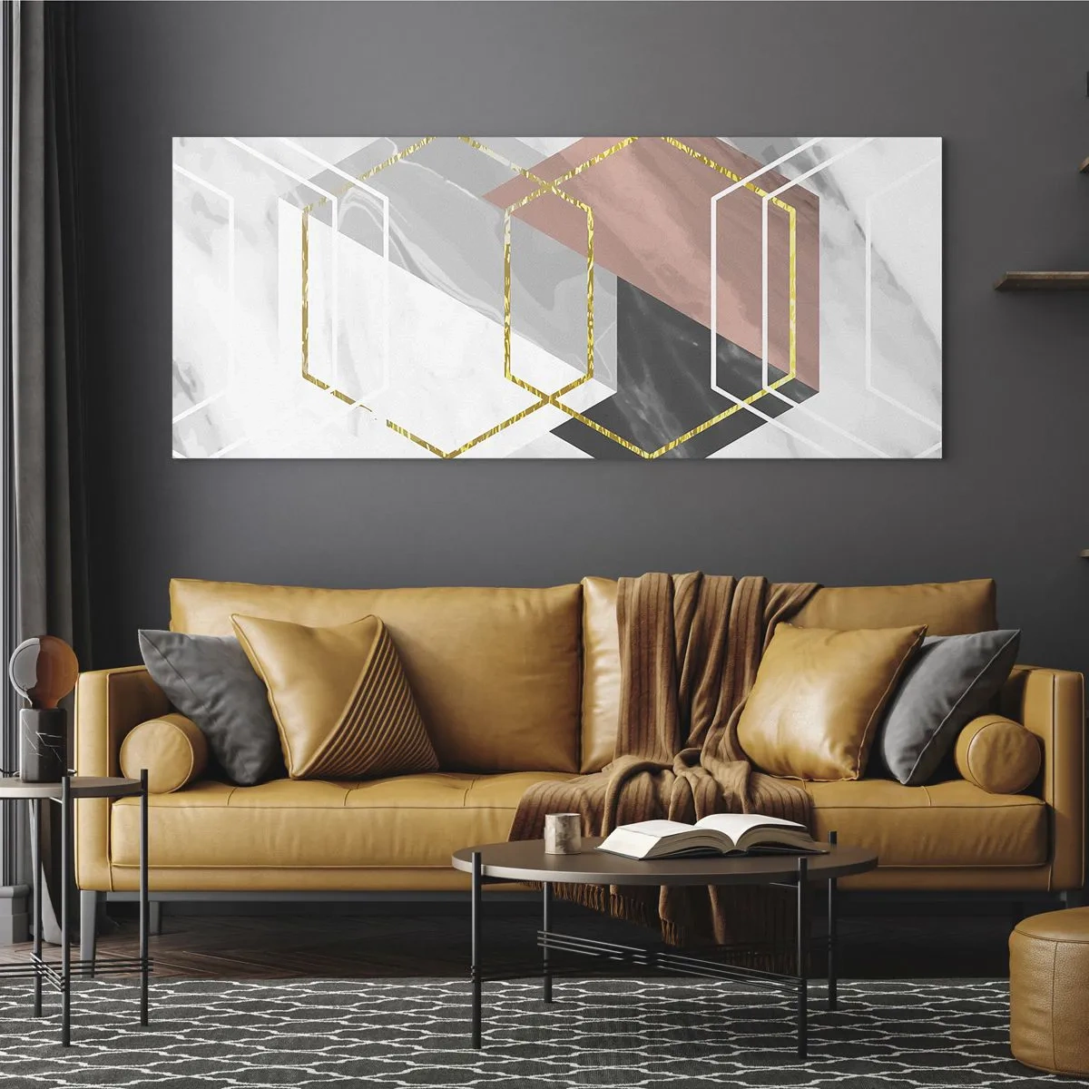 Billede på glas - Kædesammensætning - 100x40 cm