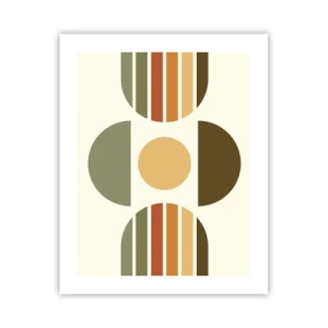 Plakat - I jordfarver - 40x50 cm