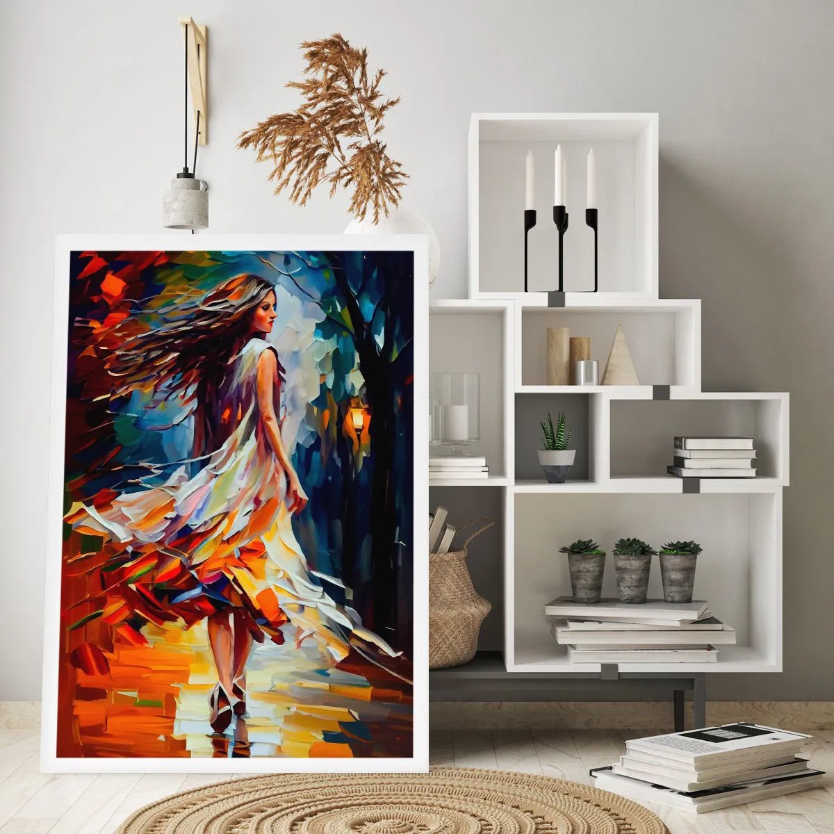 Plakat - Efterårspige - 70x100 cm