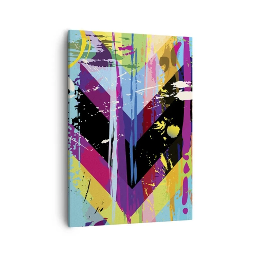 Lærredstryk - Billede på lærred - Fra top til bund - 50x70 cm