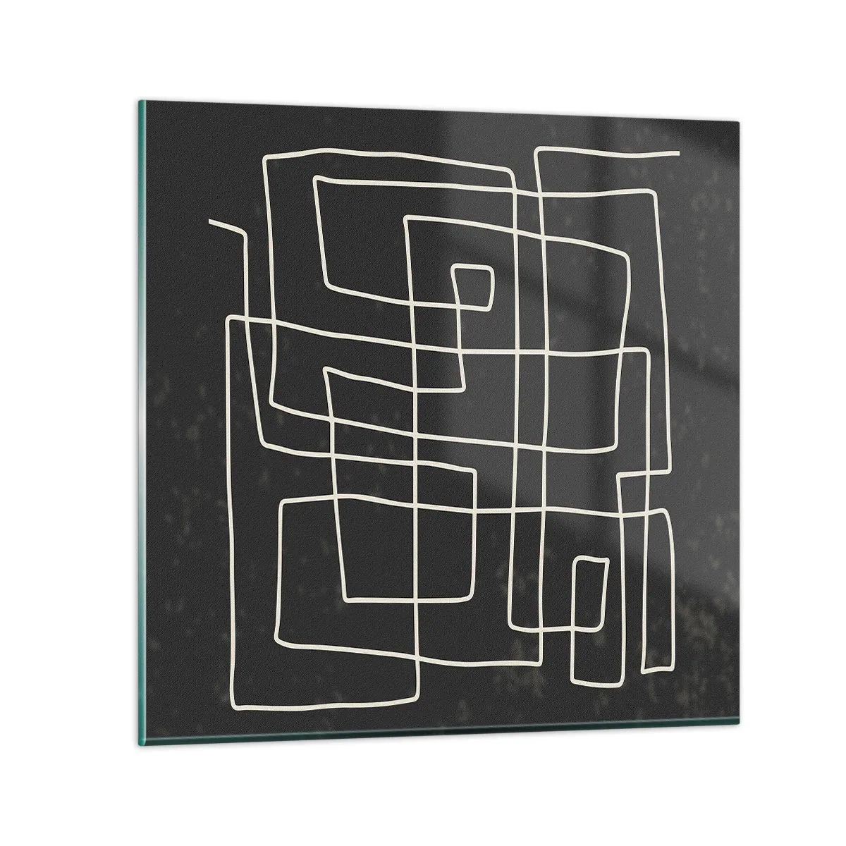 Billede på glas - Ikke helt så enkel - 30x30 cm