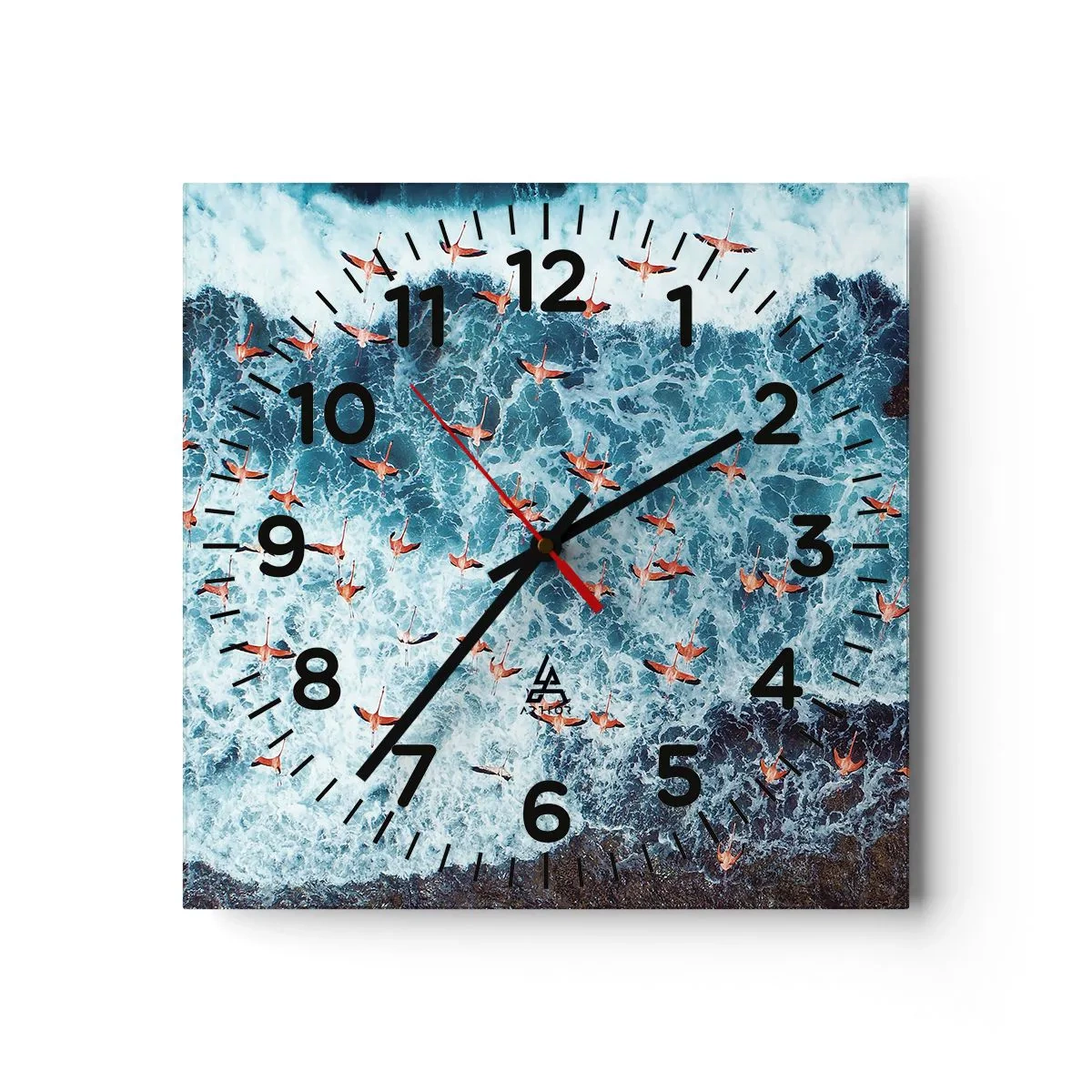 Vægur, Uret - Parade ved havet - 30x30 cm