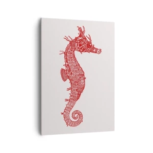 Lærredstryk - Billede på lærred - En indviklet skabelse - 50x70 cm