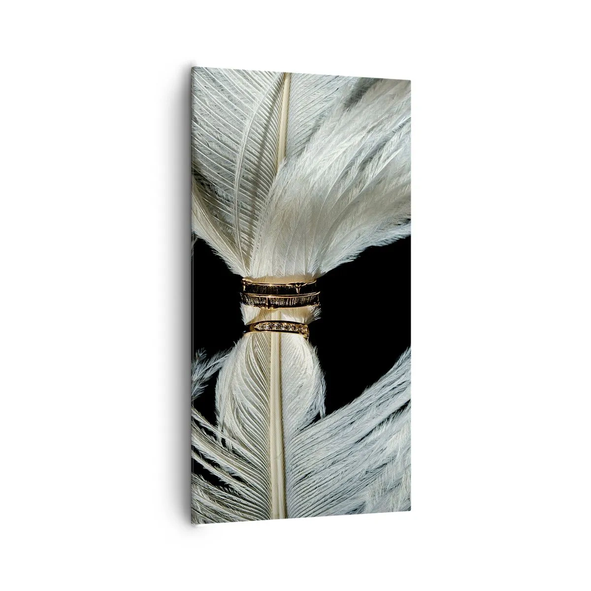 Lærredstryk - Billede på lærred - ...og jeg vil ikke forlade dig... - 65x120 cm