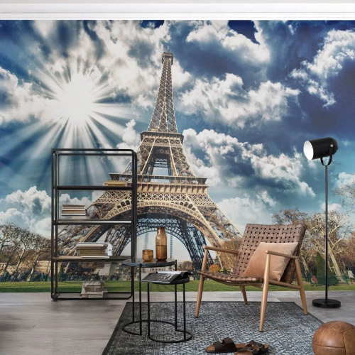 Fototapet på mål Premium Sand - Den eneste af sin art under solen - Eiffeltårnet, Paris, Arkitektur