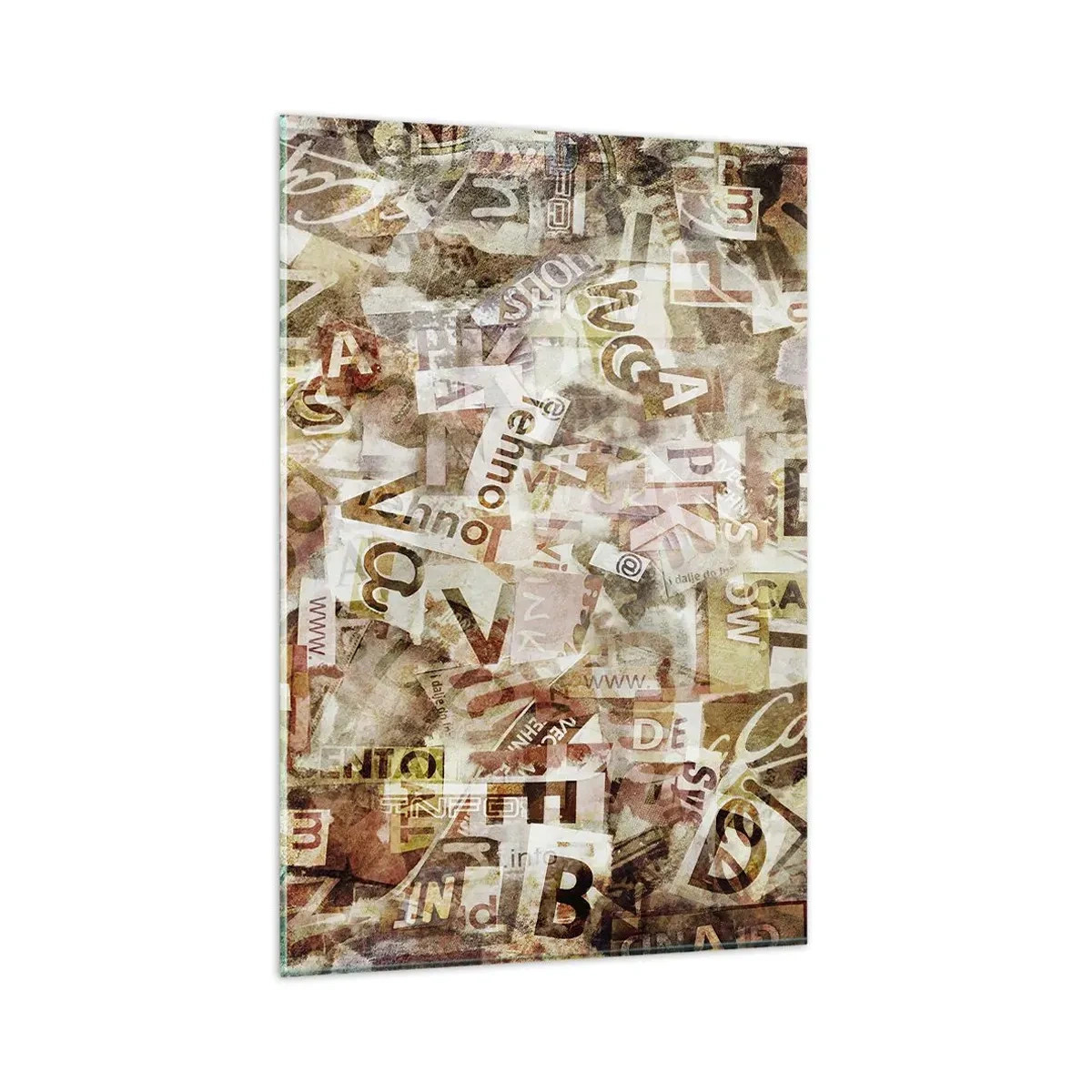 Billede på glas - Jeg forener snakkehovederne - 80x120 cm