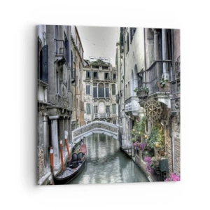 Lærredstryk - Billede på lærred - I århundreder i tavs drømmeri - 70x70 cm