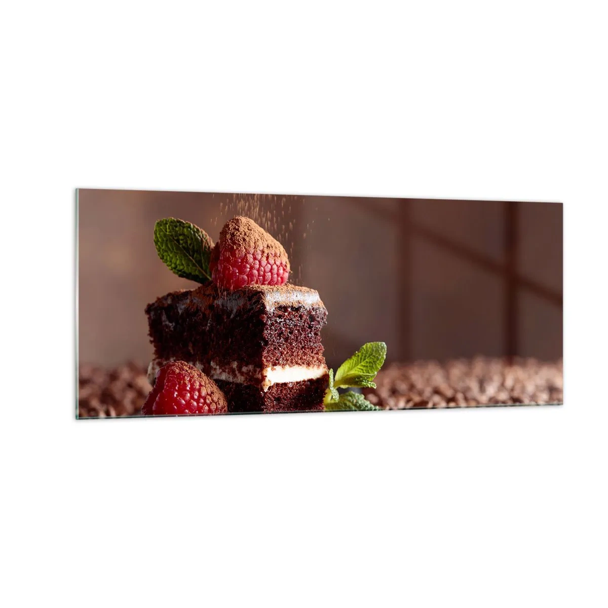 Billede på glas - Livet er sødt - 100x40 cm