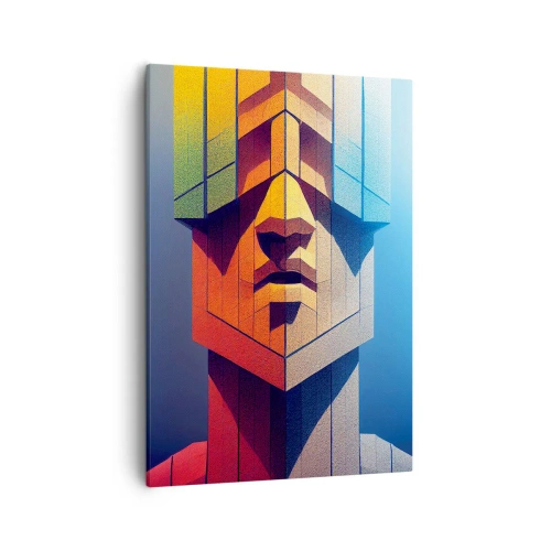 Lærredstryk - Billede på lærred - En mand med principper - 50x70 cm