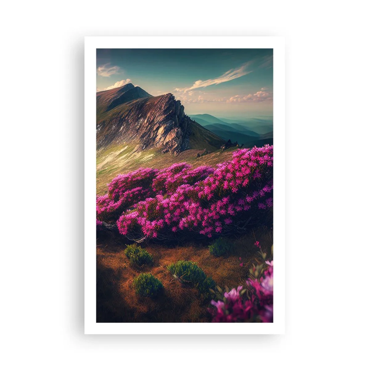 Plakat - Sommer i bjergene - 61x91 cm