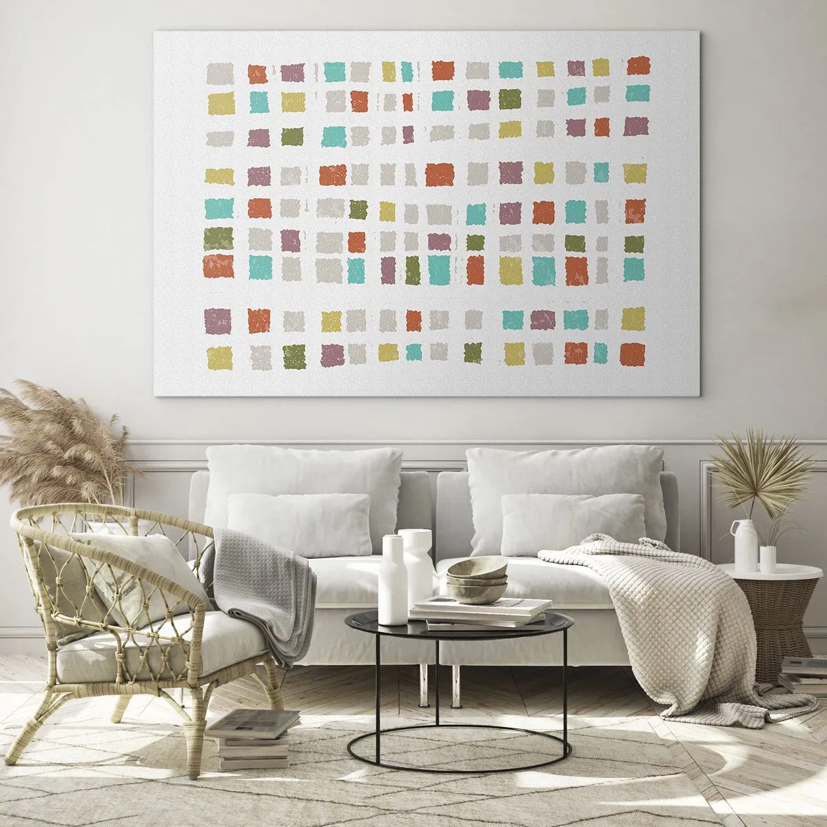 Billede på glas - Ukendt leg - 100x70 cm