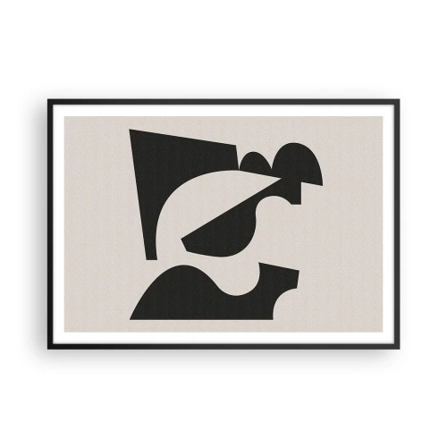 Plakat i sort ramme - Sammensæt din egen - 100x70 cm