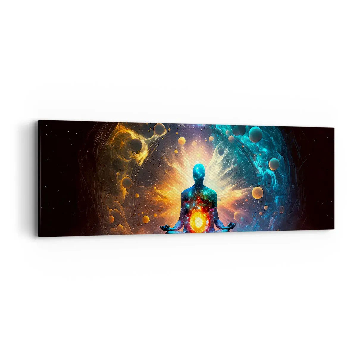 Lærredstryk - Billede på lærred - Kosmisk ro - 90x30 cm