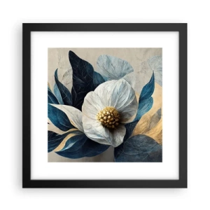 Plakat i sort ramme - Har et hjerte af guld - 30x30 cm
