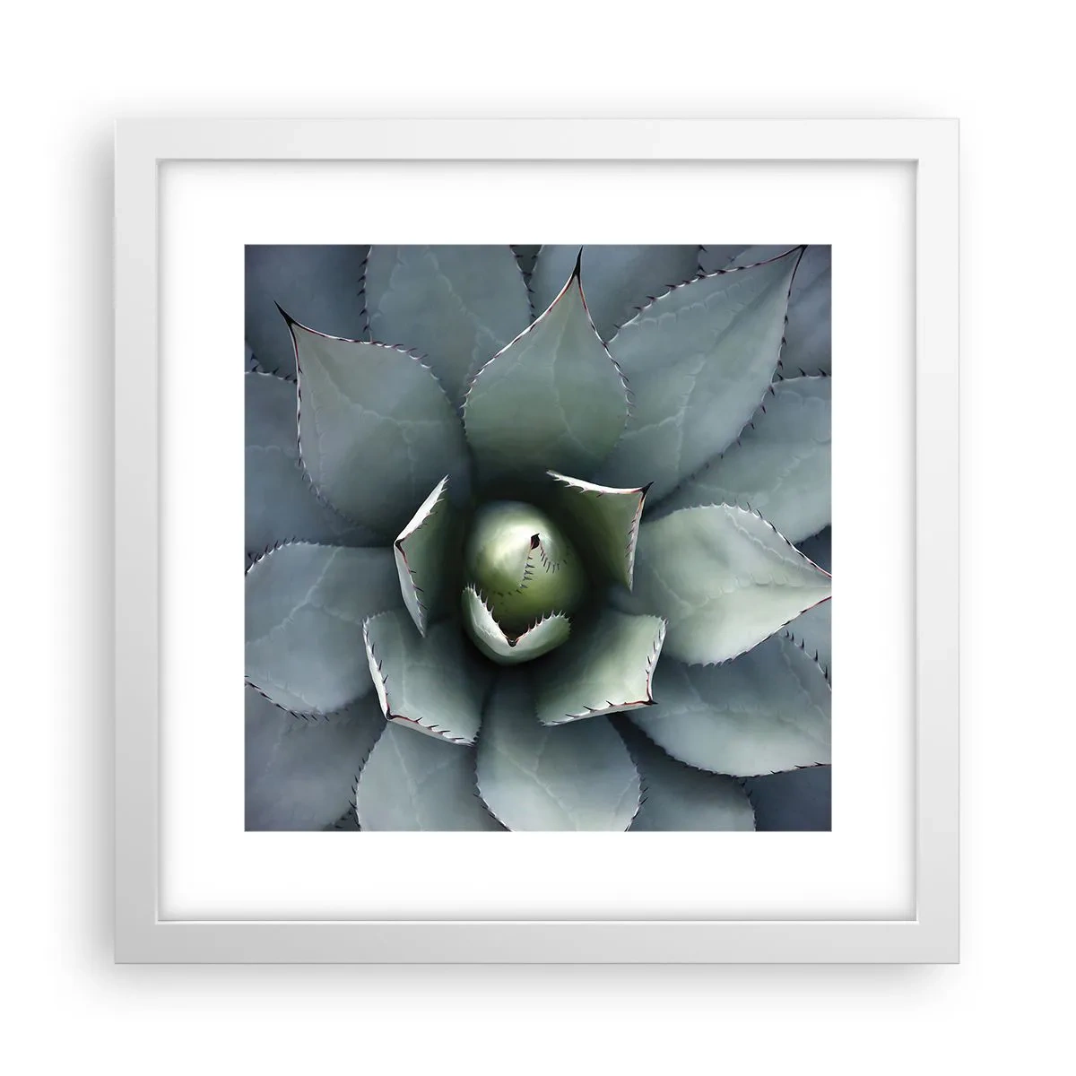 Plakat i hvid ramme - Lokkemad og advarsler - 30x30 cm