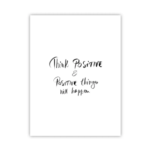 Plakat - Hvordan skal man leve? - 30x40 cm