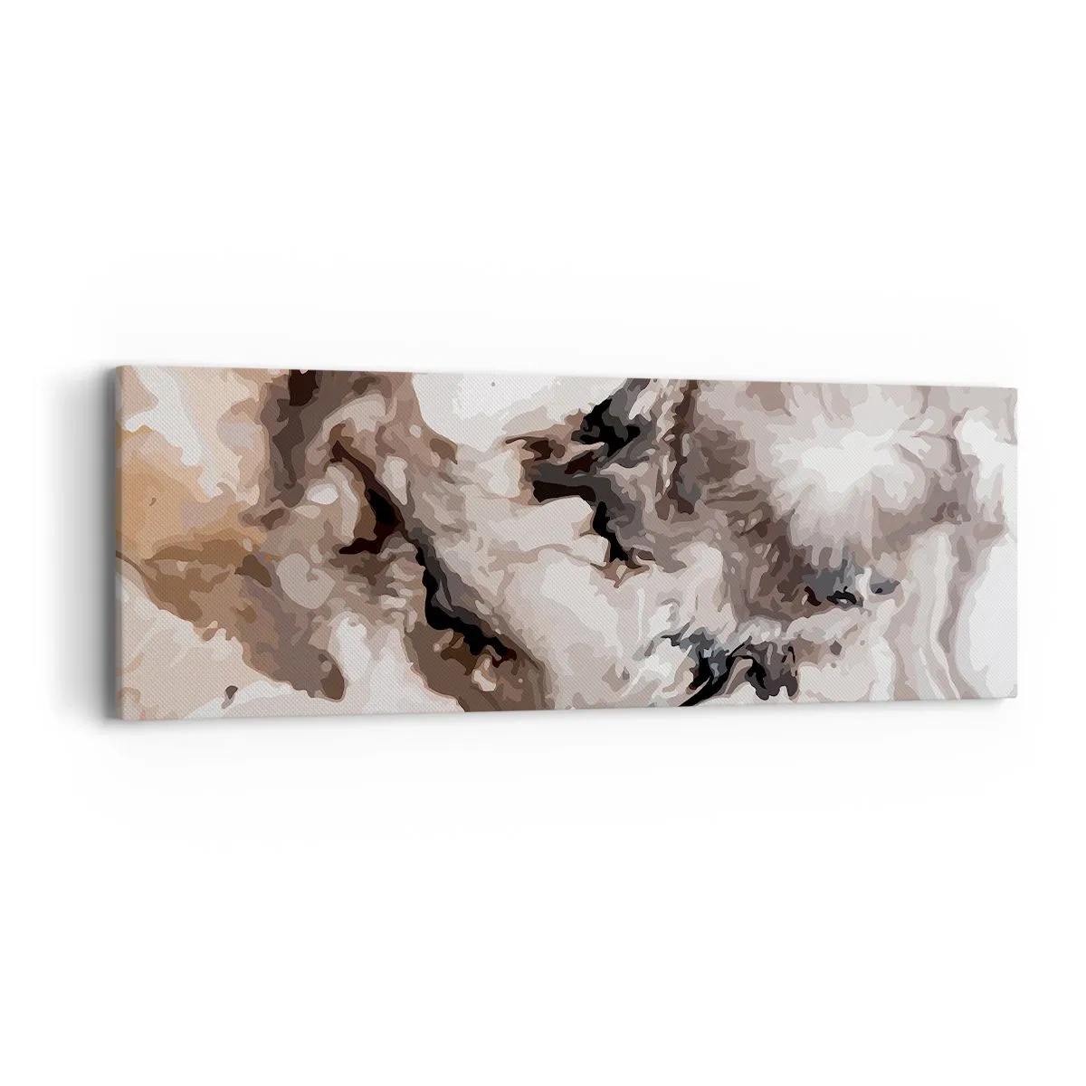 Lærredstryk - Billede på lærred - En galakses fødsel - 90x30 cm