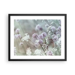Plakat i sort ramme - Søde filigranurter - 50x40 cm