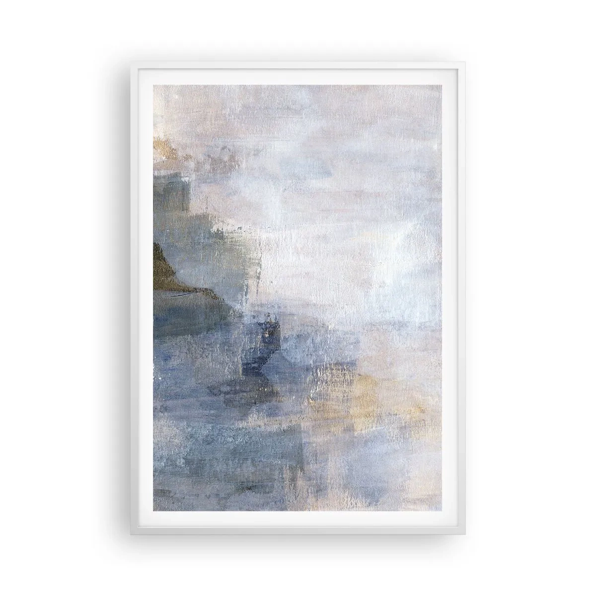 Plakat i hvid ramme - Farvetoner og akkorder - 70x100 cm