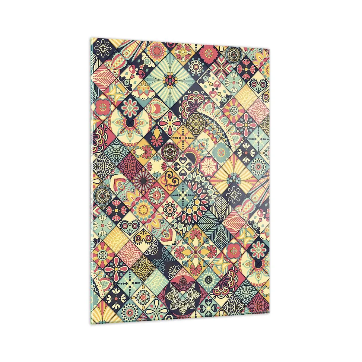 Billede på glas - Marokkansk stemning - 50x70 cm