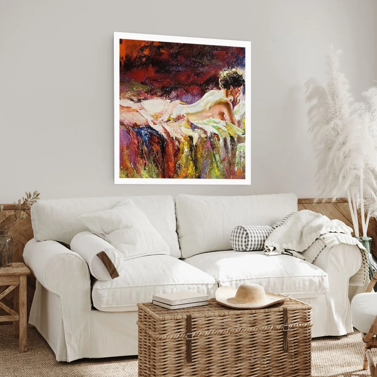 Plakat - Eftertænksom Venus - 60x60 cm