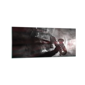 Billede på glas - I jazzens dampe - 120x50 cm