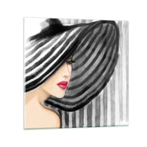 Billede på glas - Hvor kan jeg finde dig? - 50x50 cm