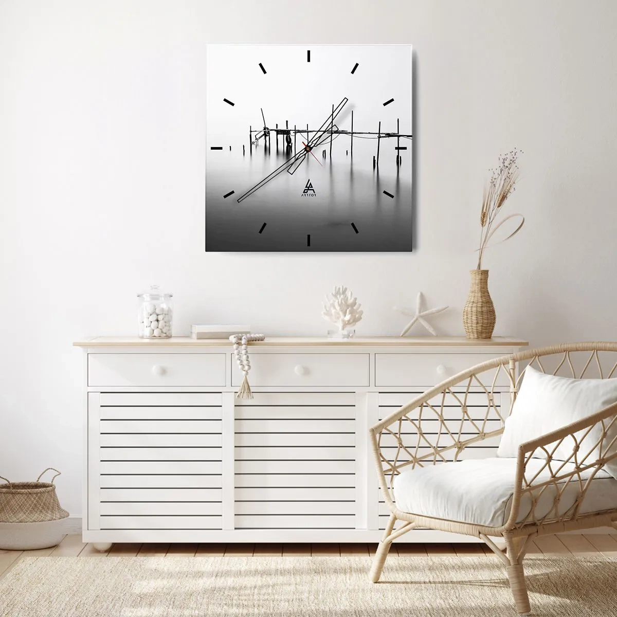 Vægur, Uret - Hvad nu, hvis verden ikke eksisterer? - 40x40 cm