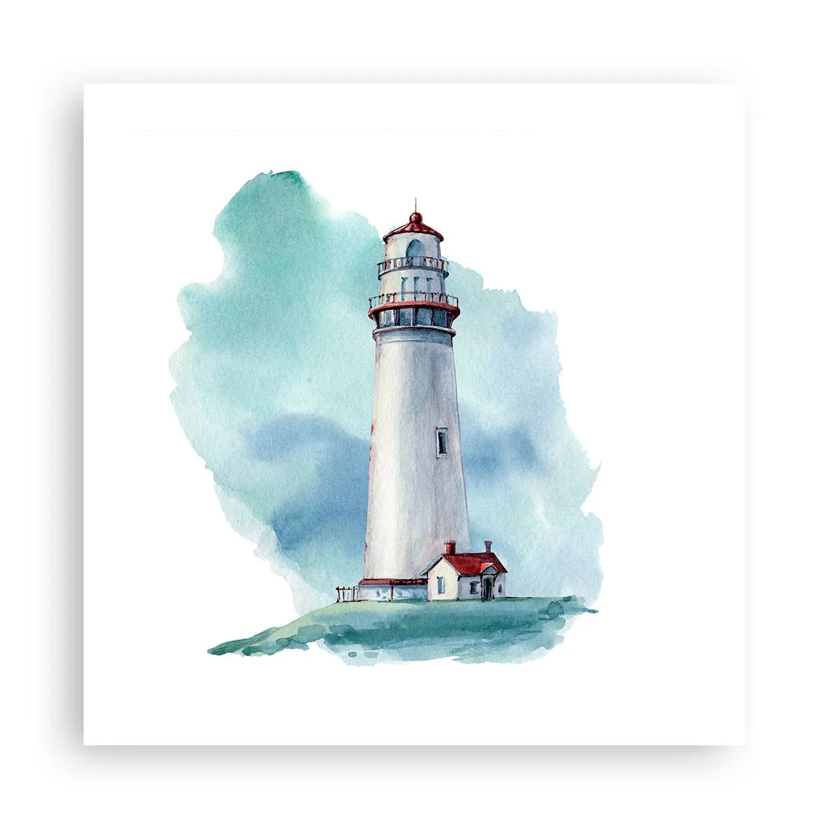 Plakat - Det blås blide søster - 50x50 cm