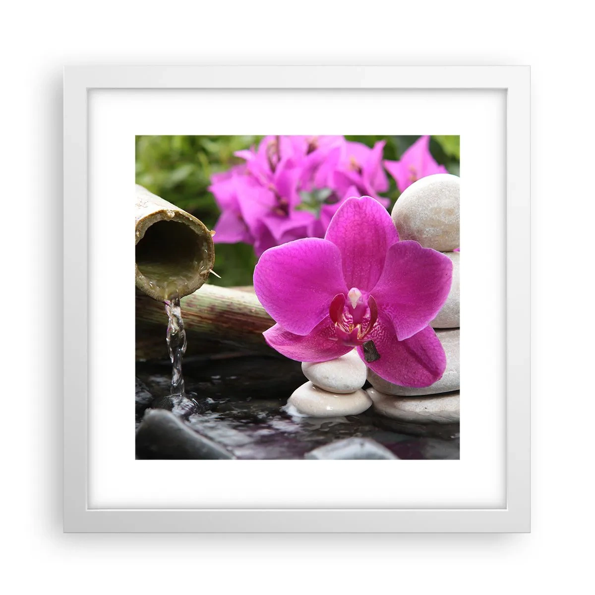 Plakat i hvid ramme - Du hviler allerede - 30x30 cm