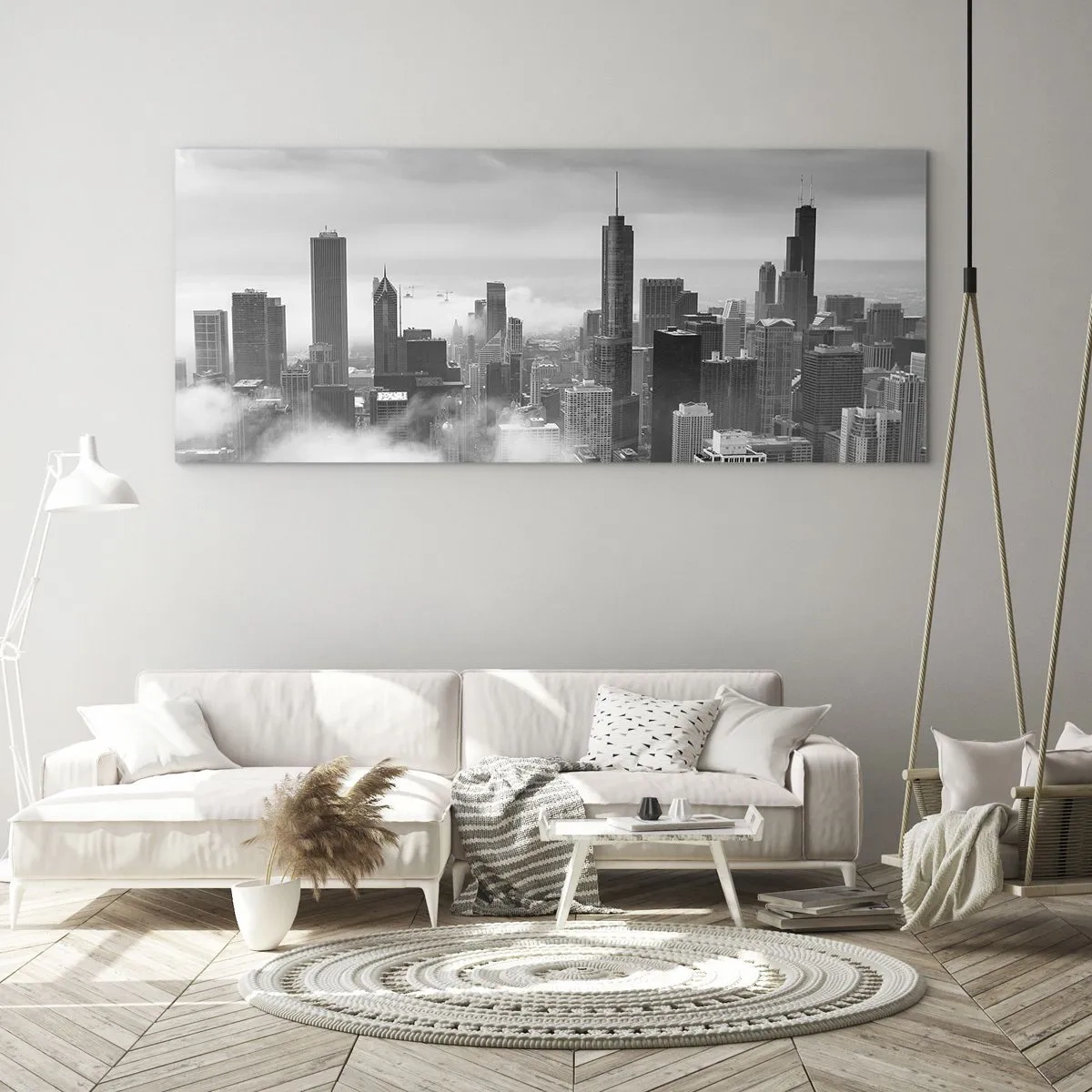 Billede på glas - Amerikansk landskab - 160x50 cm