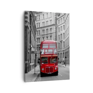 Lærredstryk - Billede på lærred - Hverdagen behøver ikke at være grå - 50x70 cm