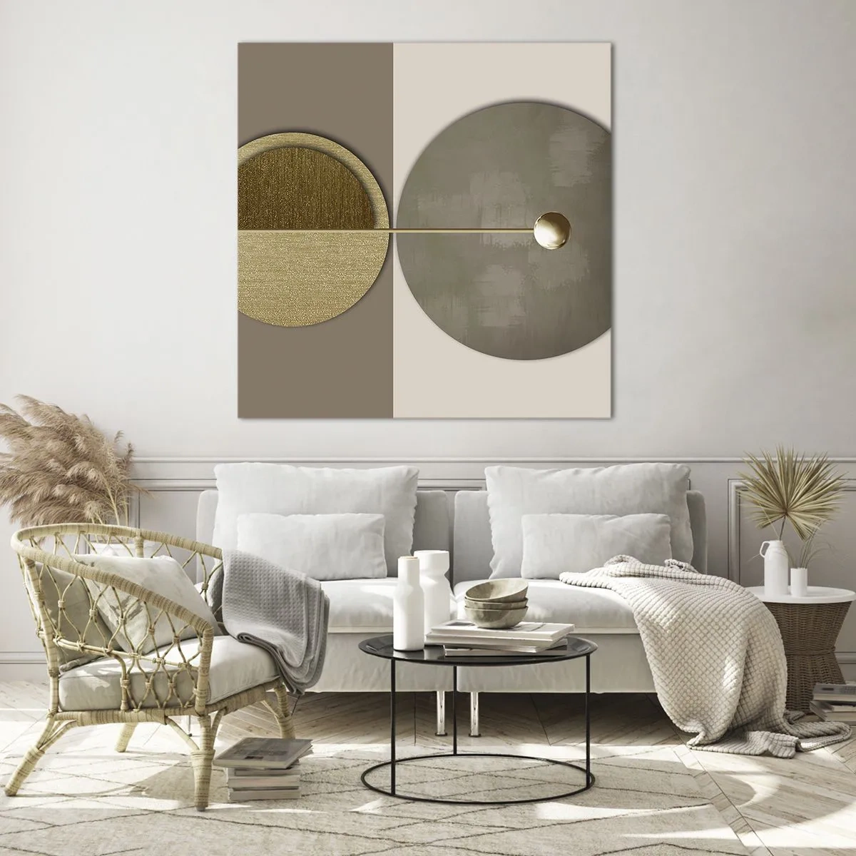 Billede på glas - Perfekt balance - 60x60 cm