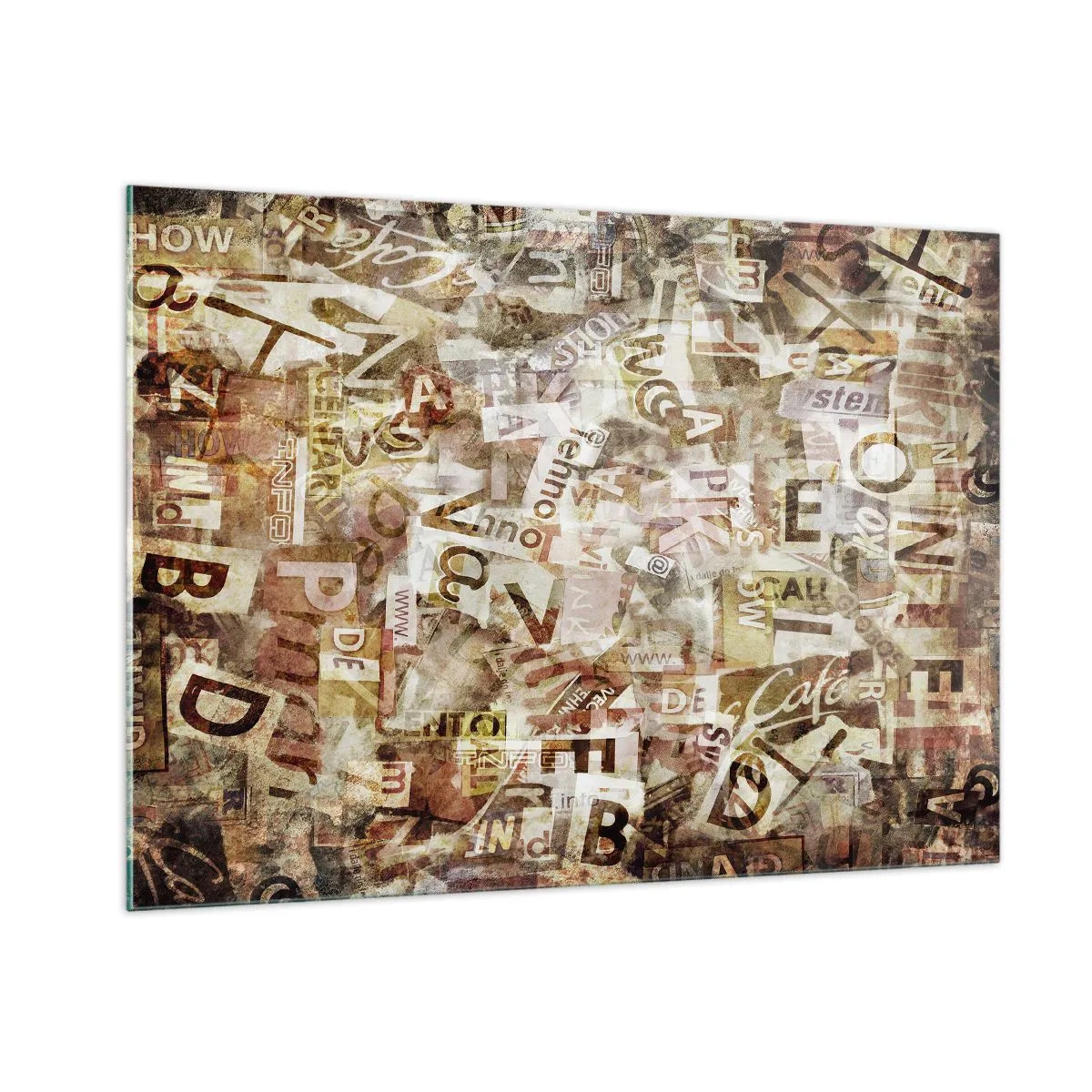 Billede på glas - Jeg forener snakkehovederne - 100x70 cm