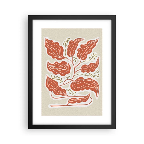 Plakat i sort ramme - Folk og koral - 30x40 cm