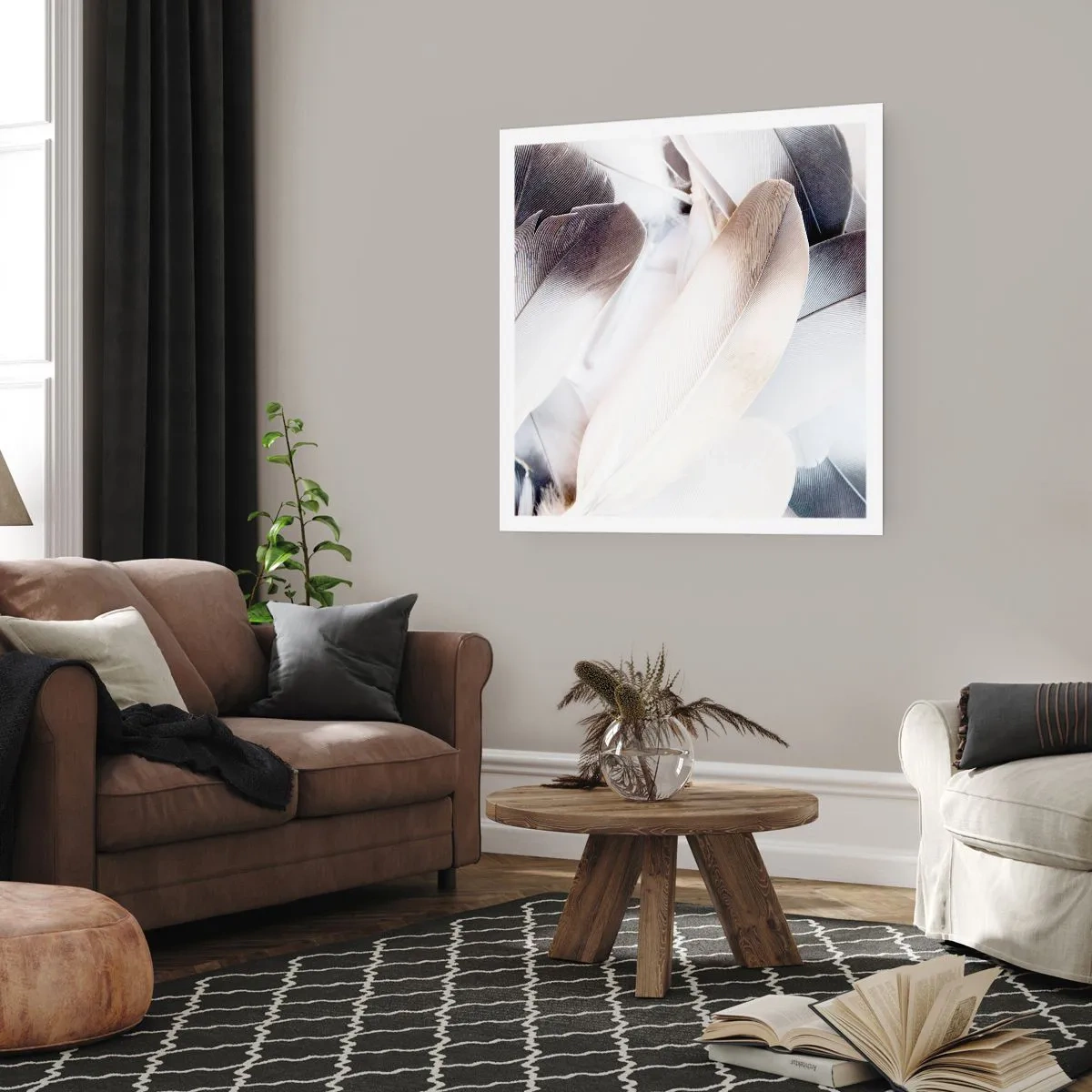 Plakat - Næsten engleagtig - 60x60 cm