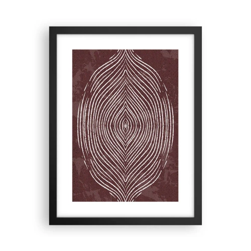 Plakat i sort ramme - Rummet taler - 30x40 cm