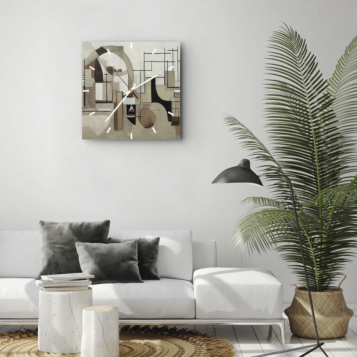 Vægur, Uret - Bybillede 2.0 - 40x40 cm