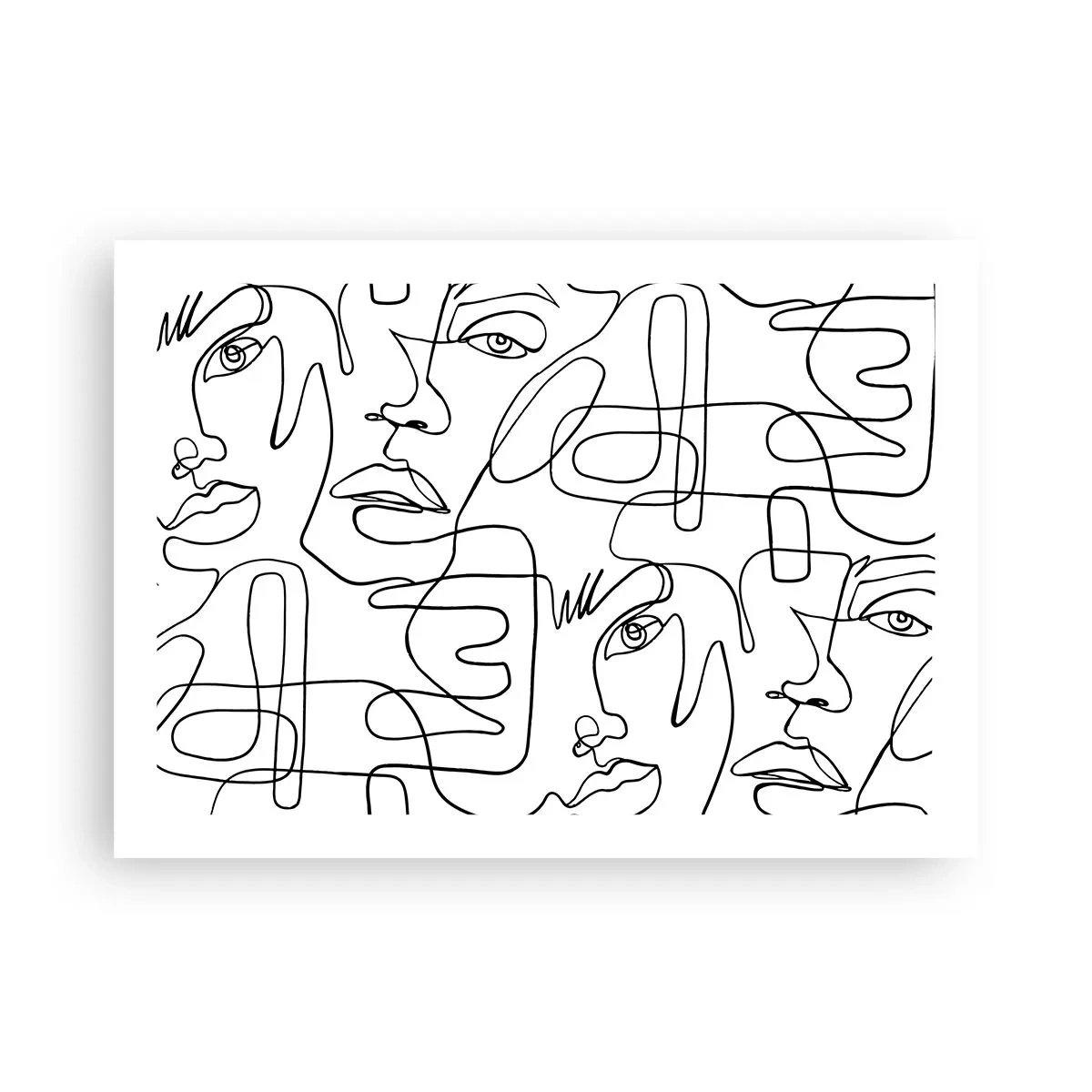 Plakat - I sammenfiltrede følelser - 70x50 cm