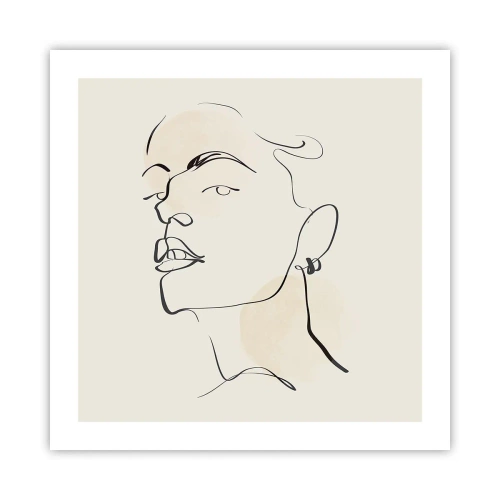 Plakat - Et stolt blik - 50x50 cm