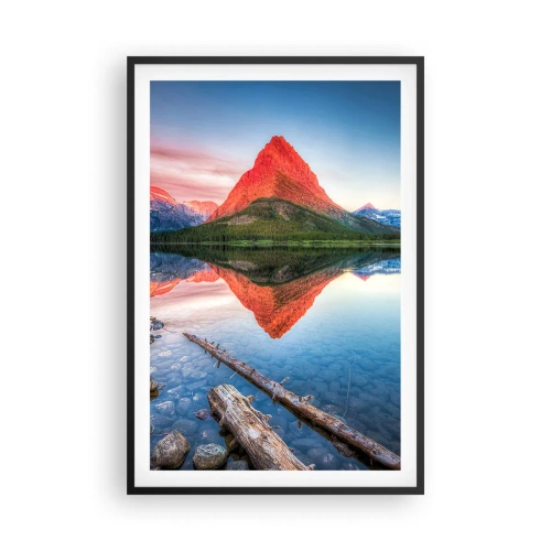 Plakat i sort ramme - Varme og kulde - 61x91 cm