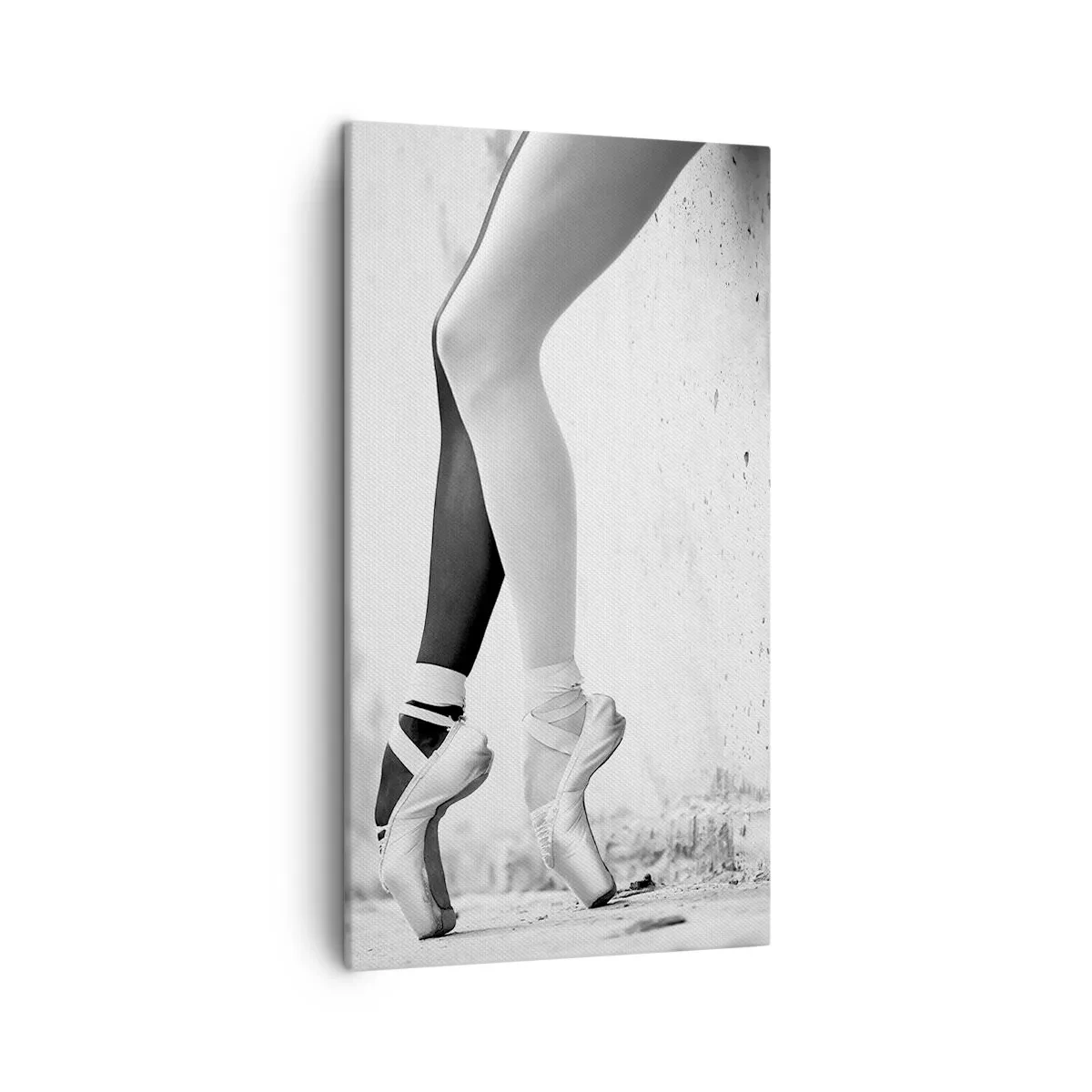 Lærredstryk - Billede på lærred - Ballerina, voila! - 45x80 cm