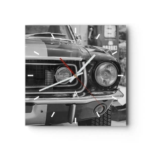 Vægur, Uret - Hård kørsel - 30x30 cm