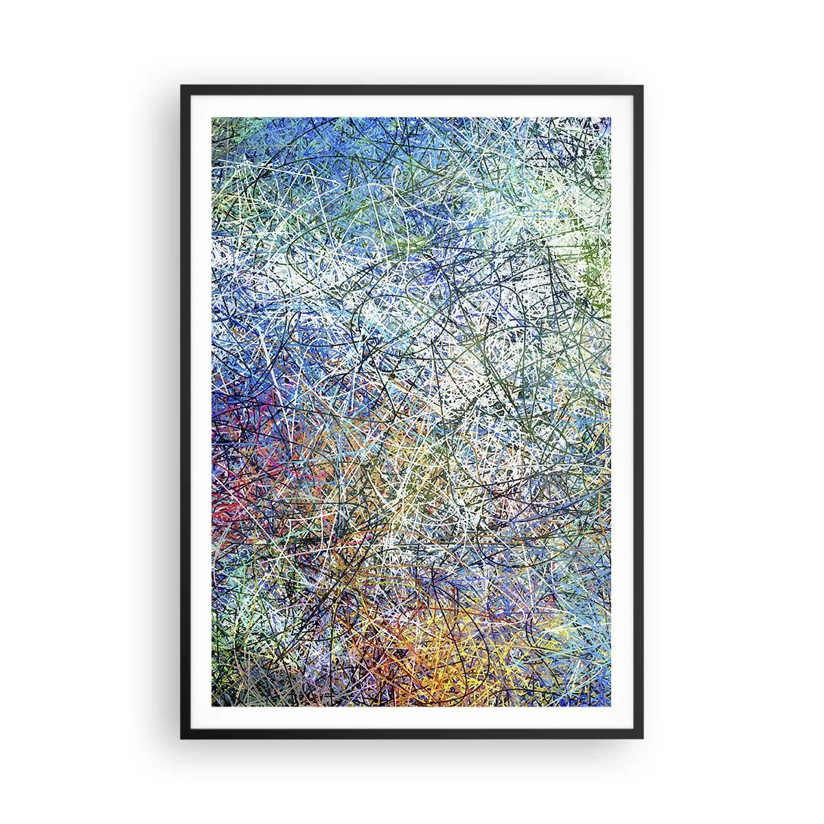 Plakat i sort ramme - Så enkelt er det ikke - 70x100 cm