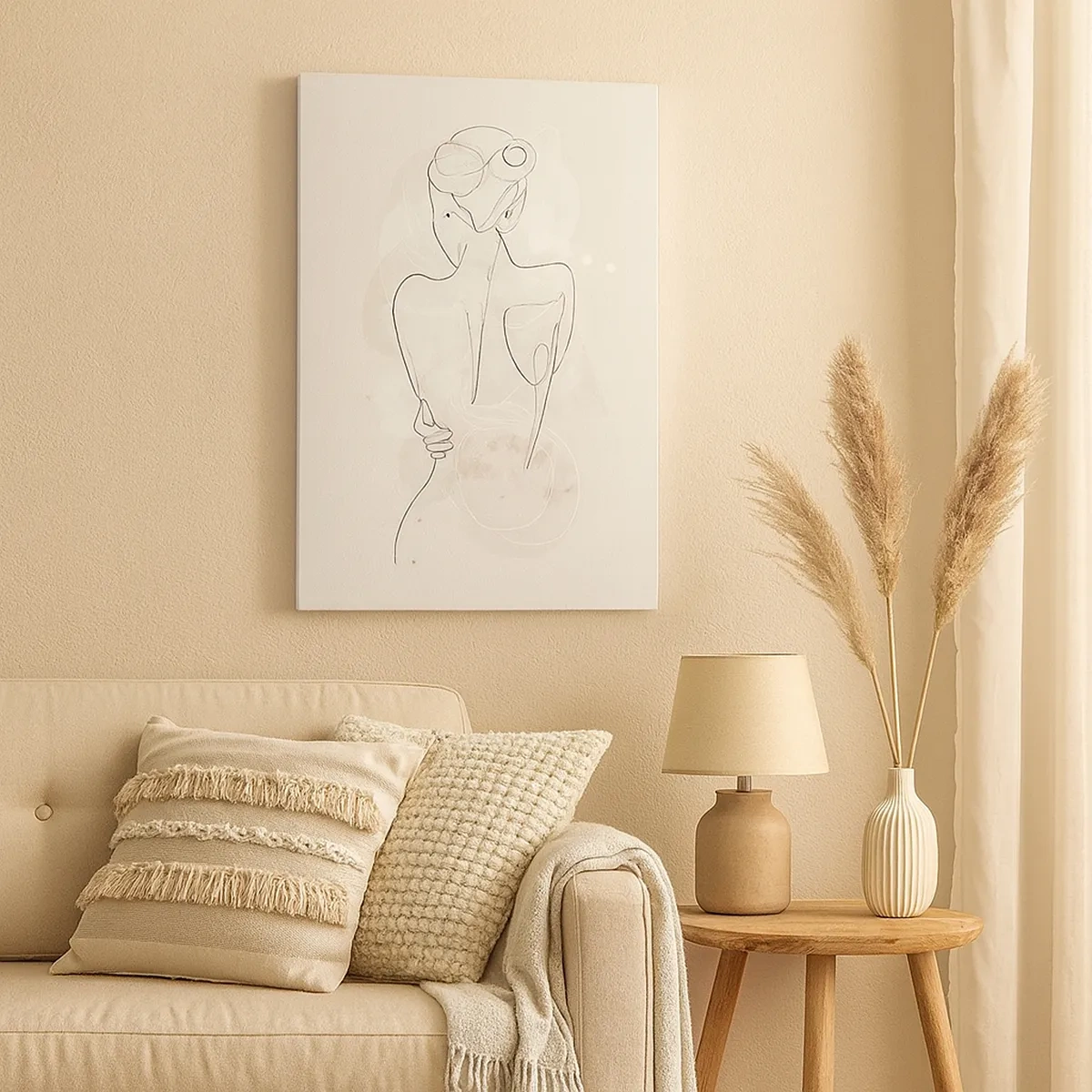 Lærredstryk - Billede på lærred - Som et følsomt instrument - 50x70 cm