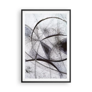 Plakat i sort ramme - Futuristisk fantasi - 61x91 cm