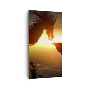 Lærredstryk - Billede på lærred - Dragedræber - 65x120 cm