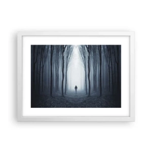 Plakat i hvid ramme - Og alt sammen ganske enkelt - 40x30 cm